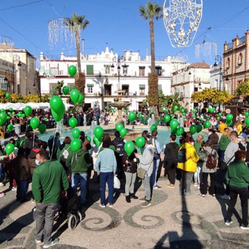 Afanas clausura los actos del Día de la Discapacidad con un emocionante performance en el centro de la ciudad