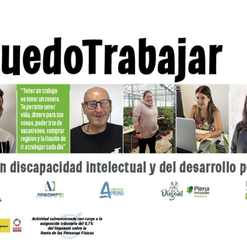 Plena inclusión Andalucía visibiliza la empleabilidad de las personas con discapacidad intelectual y del desarrollo a través de la campaña #YoPuedoTrabajar