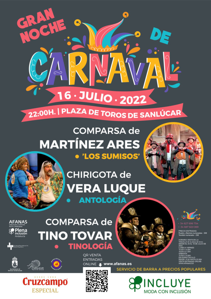Cartel de Gran Noche de Carnaval 2022